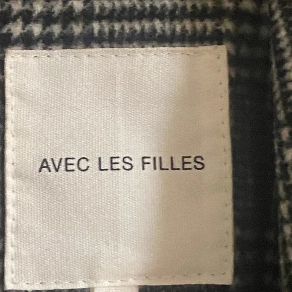 Avec Les Filles Plaid Long Blazer / Jacket - Picture 5 of 10